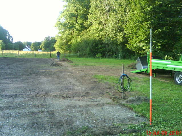 Die exakten Ma�e werden abgesteckt