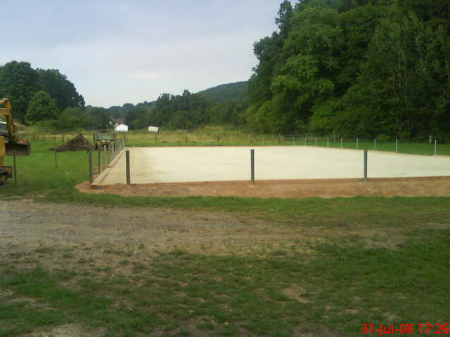 Die Umrandung entsteht