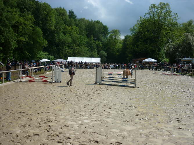 Der Parcour im E-Springen